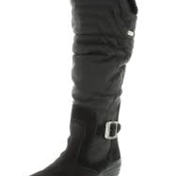 pajar Natasha Faux-Fur Waterproof Winte Black Boot - Picture 3 of 16